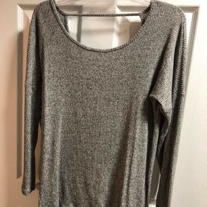 Long Sleeve Gray Shirt